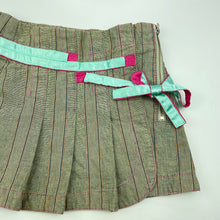 Load image into Gallery viewer, Girls cakewalk, wrap-over cotton skirt, adjustable, L: 26cm, FUC, size 5,  