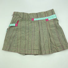 Load image into Gallery viewer, Girls cakewalk, wrap-over cotton skirt, adjustable, L: 26cm, FUC, size 5,  