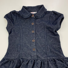Load image into Gallery viewer, Girls Guess, soft feel stretchy casual dress, GUC, size 1-2, L: 40cm