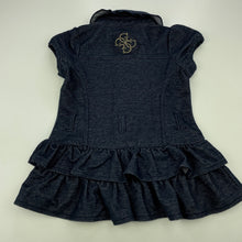 Load image into Gallery viewer, Girls Guess, soft feel stretchy casual dress, GUC, size 1-2, L: 40cm