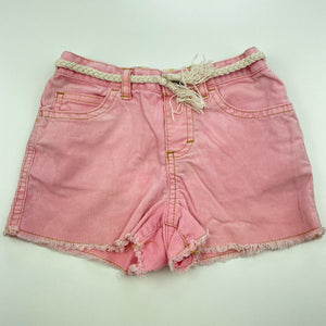 Girls GAP, pink stretch corduroy shorts, elasticated, GUC, size 1,  