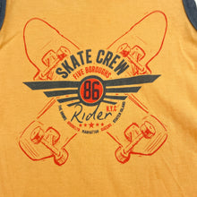 Load image into Gallery viewer, Boys Target, orange singlet / tank top, skate, FUC, size 3,  