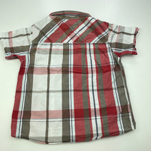 Load image into Gallery viewer, Boys Levis, checked cotton short sleeve shirt, GUC, size 4,  