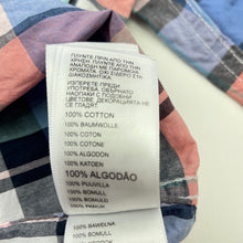 Load image into Gallery viewer, Boys Osh Kosh, checked cotton long sleeve shirt, FUC, size 7,  