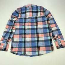 Load image into Gallery viewer, Boys Osh Kosh, checked cotton long sleeve shirt, FUC, size 7,  