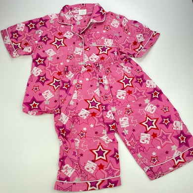 Girls Topolino, Hi-5 cotton pyjama top & shorts, FUC, size 6,  