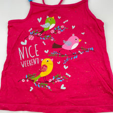 Load image into Gallery viewer, Girls LC Waikiki, pink summer top, birds, GUC, size 4-5,  