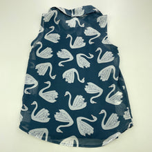 Load image into Gallery viewer, Girls H&amp;T, sheer sleeveless blouse + singlet, GUC, size 5,  