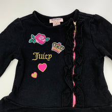 Load image into Gallery viewer, Girls Juicy Couture, embroidered long sleeve peplum top, GUC, size 5,  