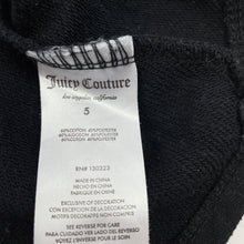 Load image into Gallery viewer, Girls Juicy Couture, embroidered long sleeve peplum top, GUC, size 5,  