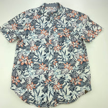 Load image into Gallery viewer, Boys Target, floral cotton short sleeve shirt, GUC, size 8,  