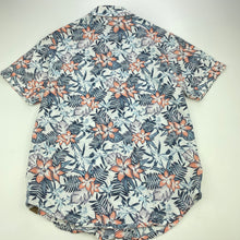 Load image into Gallery viewer, Boys Target, floral cotton short sleeve shirt, GUC, size 8,  