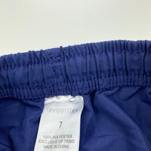 Load image into Gallery viewer, Boys Favourites, lightweight board shorts, elasticated, GUC, size 7,  