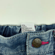Load image into Gallery viewer, Girls H&amp;T, tiered denim skirt, adjustable, L: 30cm, GUC, size 4,  