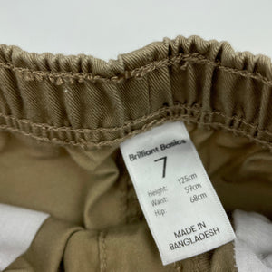 Boys Brilliant Basics, casual shorts, elasticated, EUC, size 7,  