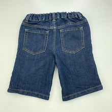 Load image into Gallery viewer, Boys H&amp;T, dark denim jean shorts, adjustable, EUC, size 5,  