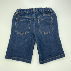 Boys H&T, dark denim jean shorts, adjustable, EUC, size 5,  