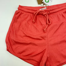 Load image into Gallery viewer, Girls Favourites, ribbed organic cotton shorts, elasticated, NEW, size 12,  