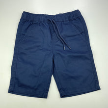 Load image into Gallery viewer, Boys Brilliant Basics, navy casual shorts, elasticated, EUC, size 8,  