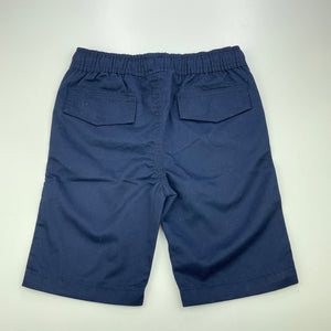 Boys Brilliant Basics, navy casual shorts, elasticated, EUC, size 8,  