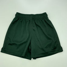 Load image into Gallery viewer, Boys Target, dark green school sports shorts, elasticated, EUC, size 3-4,  