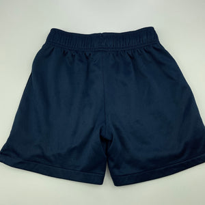 Boys Active & Co, navy sports shorts, elasticated, FUC, size 5,  