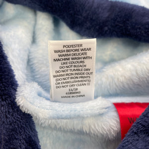 Boys Disney, Mickey Mouse soft fleece bath robe / dressing gown, L: 48cm, EUC, size 1,  