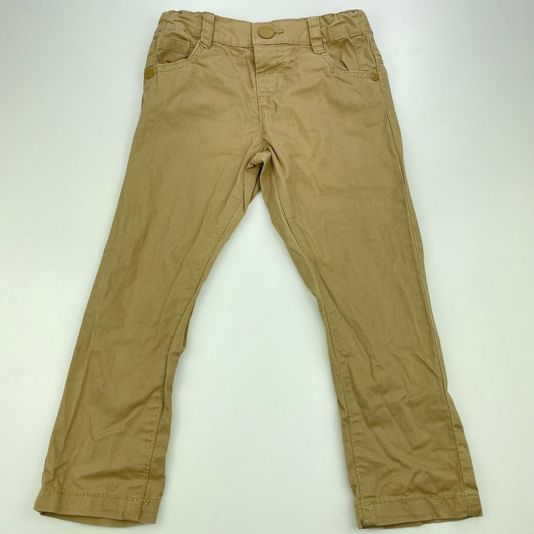 Boys Breakers, lightweight stretch cotton pants, adjustable, Inside leg: 36cm, EUC, size 2,  