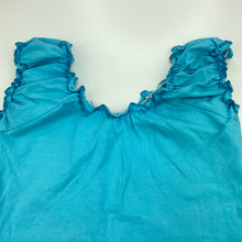 Load image into Gallery viewer, Girls JK Kidsgear, blue stretchy top, FUC, size 10,  