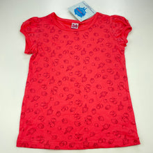 Load image into Gallery viewer, Girls H&amp;T, pink cotton t-shirt / top, NEW, size 6,  