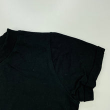 Load image into Gallery viewer, unisex Favourites, black organic cotton t-shirt / top, EUC, size 5,  