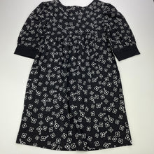 Load image into Gallery viewer, Girls Target, black &amp; white floral cotton casual dress, NEW, size 9, L: 67cm
