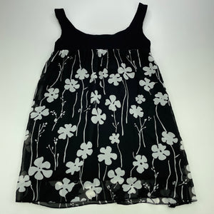 Girls Target, lined lightweight floral party dress, NEW, size 7, L: 59cm
