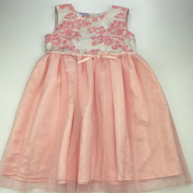 Girls Blueberi Boulevard, floral & tulle party / formal dress, GUC, size 6, L: 61cm