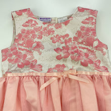 Load image into Gallery viewer, Girls Blueberi Boulevard, floral &amp; tulle party / formal dress, GUC, size 6, L: 61cm