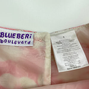 Girls Blueberi Boulevard, floral & tulle party / formal dress, GUC, size 6, L: 61cm