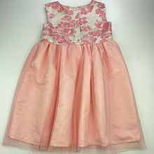 Load image into Gallery viewer, Girls Blueberi Boulevard, floral &amp; tulle party / formal dress, GUC, size 6, L: 61cm