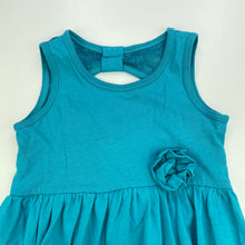 Load image into Gallery viewer, Girls Penny M, blue lace trim party dress, GUC, size 2, L: 47cm