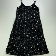 Load image into Gallery viewer, Girls Target, black &amp; white lightweight casual dress, EUC, size 9, L: 72cm