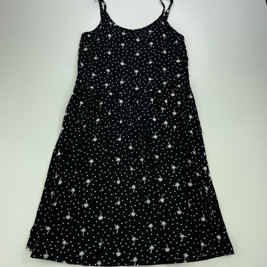 Girls Target, black & white lightweight casual dress, EUC, size 9, L: 72cm