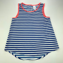 Load image into Gallery viewer, Girls Target, blue &amp; white stripe lightweight top, FUC, size 9,  