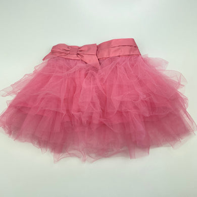 Girls Lily & Dan, cotton lined tulle skirt, elasticated, GUC, size 1,  
