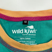 Load image into Gallery viewer, Girls Wild Kiwi, cotton t-shirt / top, New Zealand, GUC, size 10,  