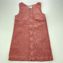 Load image into Gallery viewer, Girls Breakers, stretch corduory casual dress, GUC, size 5, L: 54cm