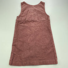Load image into Gallery viewer, Girls Breakers, stretch corduory casual dress, GUC, size 5, L: 54cm