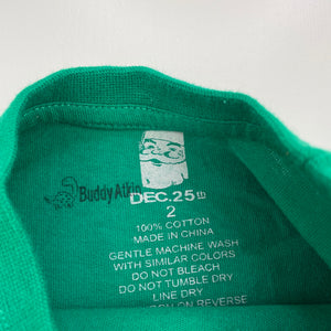 Boys DEC 25th, cotton Christmas top, GUC, size 2,  