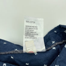 Load image into Gallery viewer, Boys Kids &amp; Co, navy cotton short sleeve shirt, GUC, size 0,  