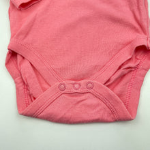 Load image into Gallery viewer, Girls Lupilu, pink cotton bodysuit / romper, FUC, size 00,  