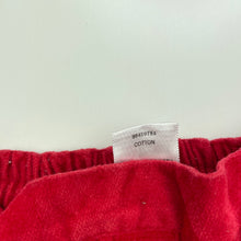 Load image into Gallery viewer, Girls Target, embroidered velvet cotton pants, elasticated, EUC, size 00,  