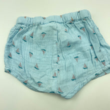 Load image into Gallery viewer, unisex Anko, lightweight cotton shorts, elasticated, EUC, size 000,  